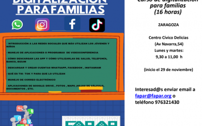 ¡PONTE AL DÍA CON EL CURSO DE DIGITALIZACIÓN PARA FAMILIAS!
