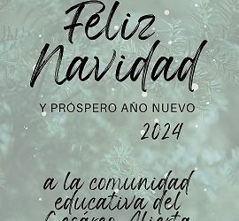 ¡FELICES FIESTAS!